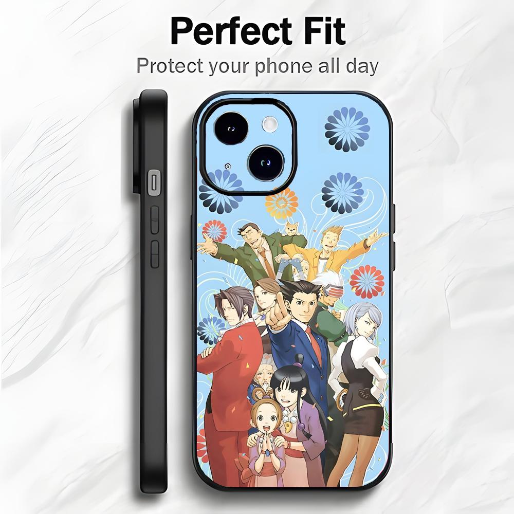 Adventure Game A-Ace A-Attorney Phone Case Phone Case Soft Packaging Lightweight For iPhone17 16 15 14 13ProMax