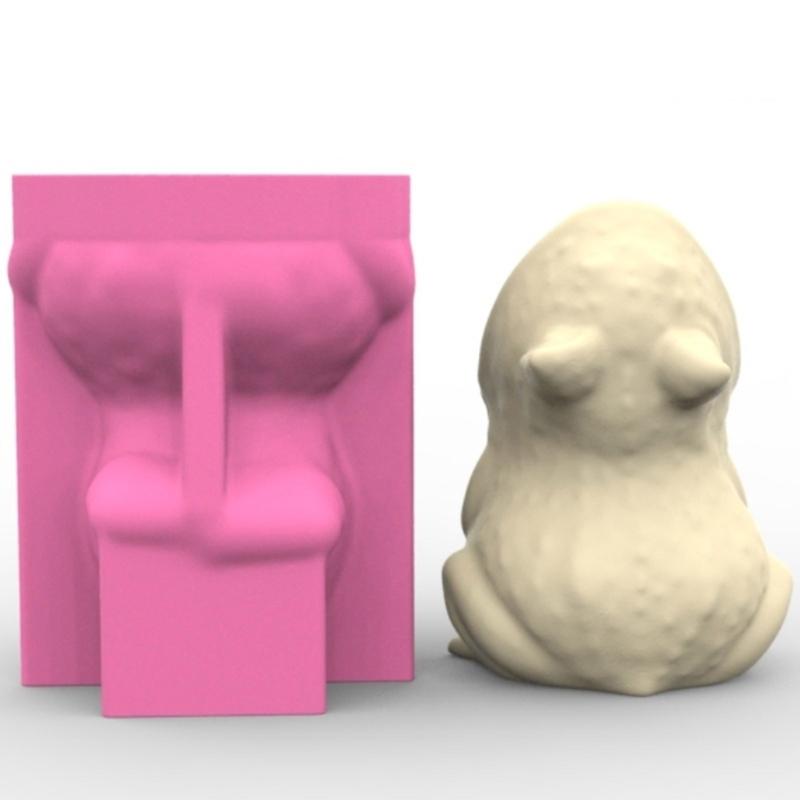 Succulent Plant Pots Silicone Mould Frogs Shape Multifuntional Handmade Planter Moulds for Epoxy Resin Concrete Casting