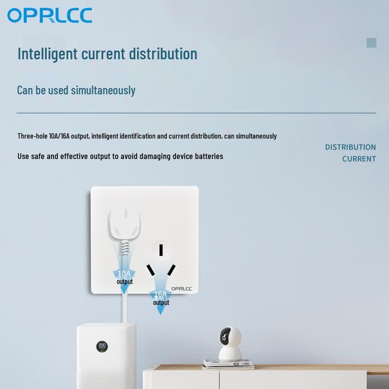 OPRLCC Type 86 Concealed Six-Hole Wall Socket