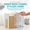2Pcs Metal Book Supports Round Top Book Stopper Durable Desktop Bookshelf Organizer  Gift