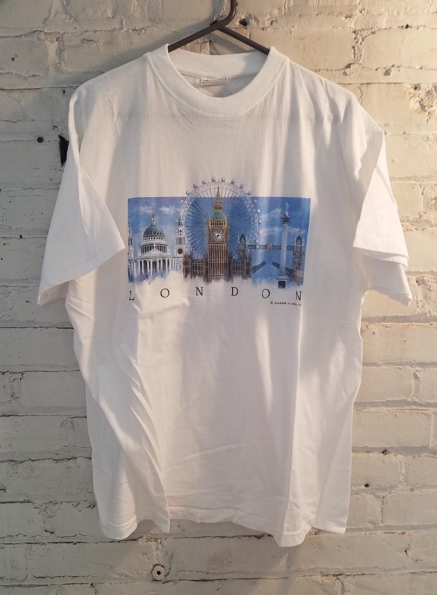 Big Ben Souvenirs of London Ltd White T-shirt 2XL L