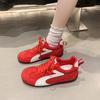 Retro mesh breathable red soft-soled Forrest Gump shoes 2025 thick-soled shit-stepping summer new sports and leisure women's shoes