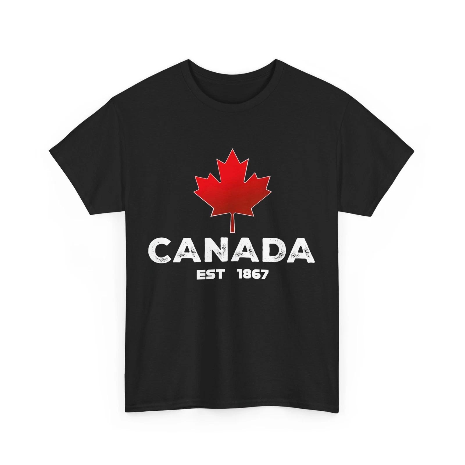 Canada EST 1867 T-Shirt, Canadian Canada Lovers Proud Shirt 3XL