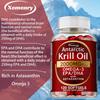 Olio di Krill Antartico 2000 mg con Omega-3 EPA, DHA, Astaxantina e Fosfolipidi, Senza Glutine, Non-OGM