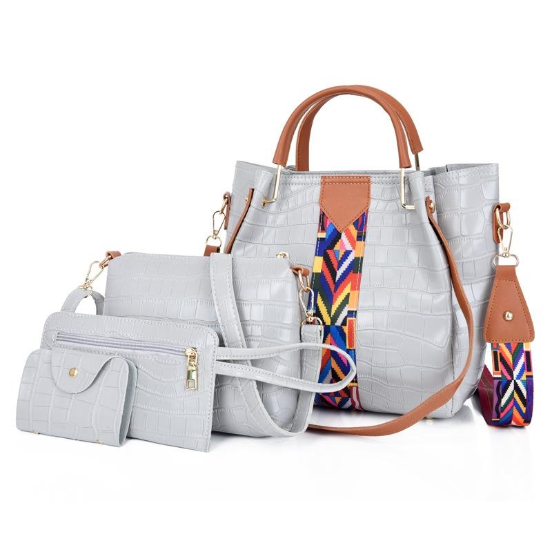 Women's Bag New Four-piece Set Mother and Child Bag Large-capacity Portable Shoulder Messenger Bag