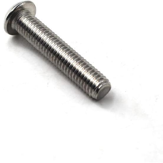 M6x12 Button Head Hex Socket Drive Screws 304 Stainless Steel Button Head Cap Screws (Pack of 50)