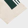 adidas T-shirt a righe Tiro in jersey pesante vestibilità ampia stampata manica corta polo uomo top cielo notturno-verde JC5744