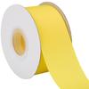 [Tekdeere]Width 50mm Solid Lemon Grosgrain Ribbon, Perfect for Gift Wrapping, Sewing, Hair Accessories, Wedding Decorations - 22 Meters/roll