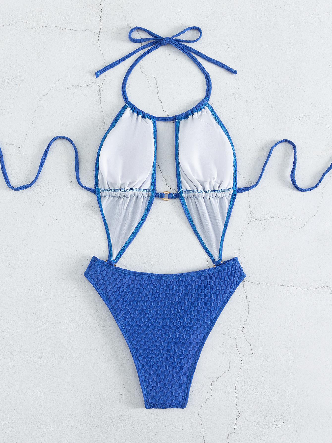 Сексуальный женский цельный купальник — фото 4