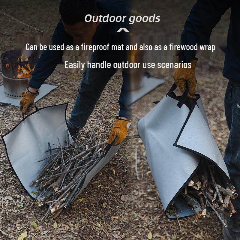 Heat-Resistant Waterproof Camping Mat - Flame Retardant & Stain-Proof Silicone BBQ Mat