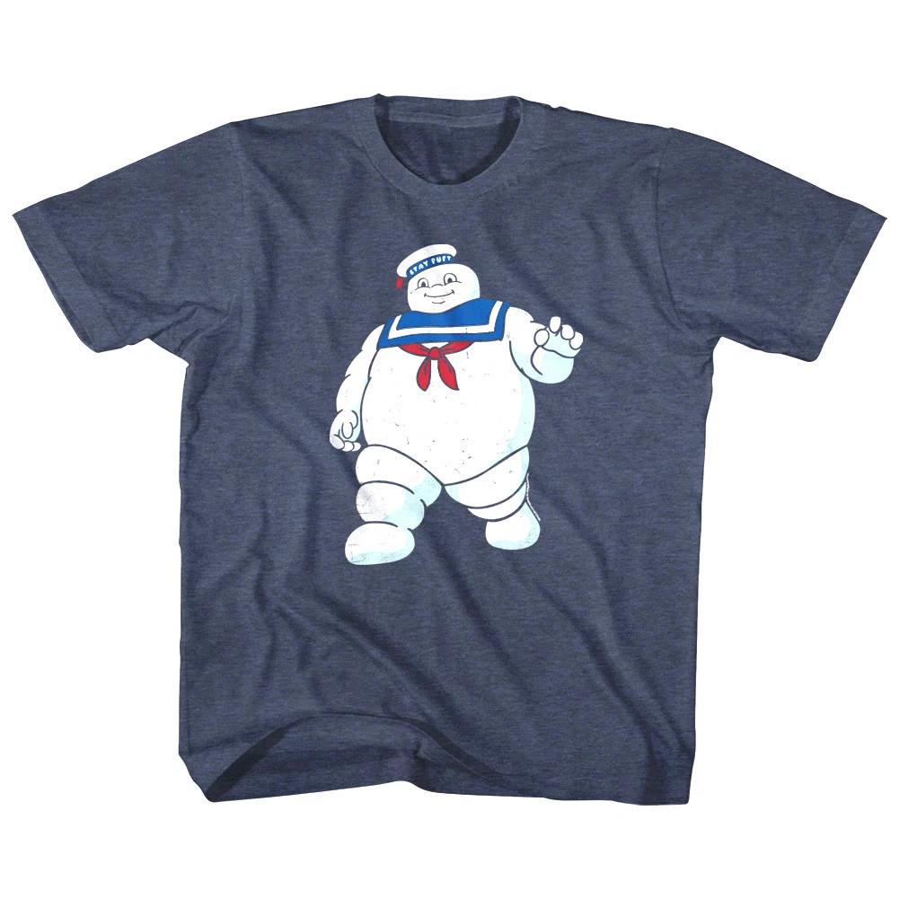 Ghostbusters Kids T Shirt Stay Puft Marshmallow Man Cartoon Toddler Boy Girl Top 2XL