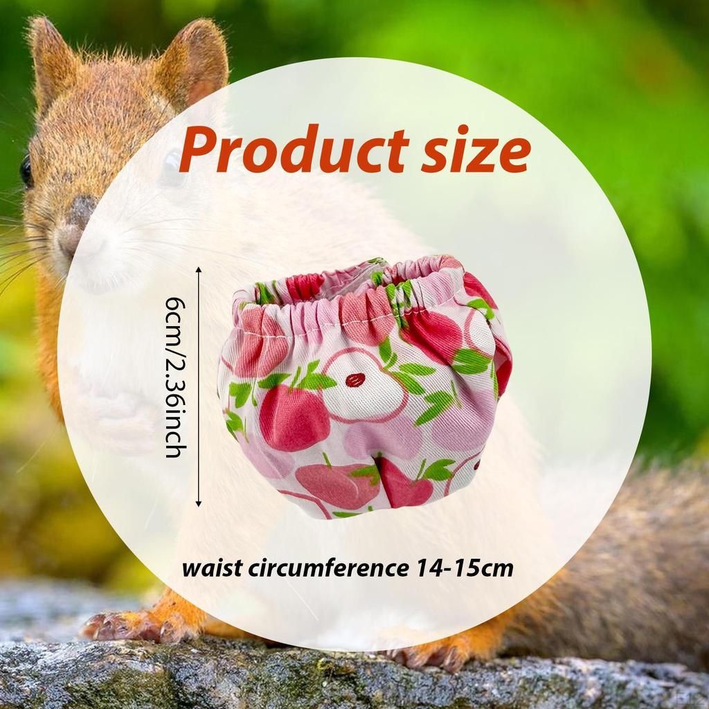 Small Pet Diaper Nappy Comfortable High Absorbent Pants Sugar Glider Squirrel for Outdoor