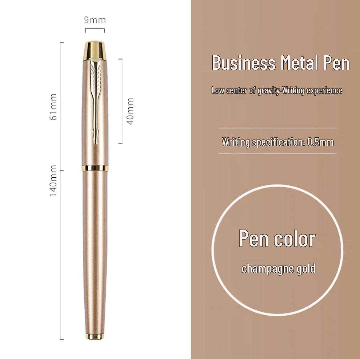 

Премиальная металлическая ручка-роллер: Высококлассный, с ощутимым весом для бизнеса и для подписи