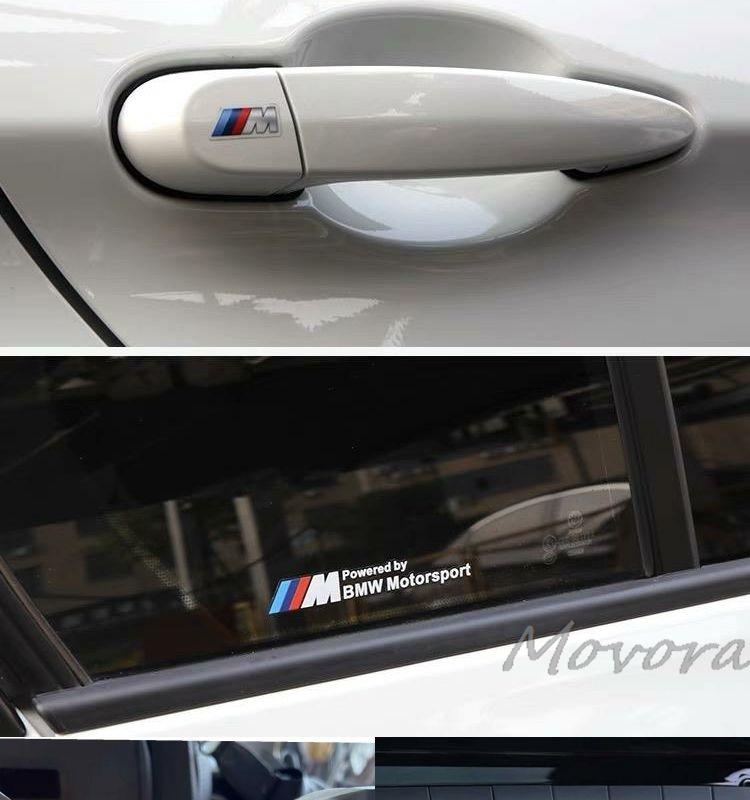 New Reflective Car Motorcycle Sticker Decals Tank Stickers For Bmw M 50TH Power Performance E28 E30 E34 E36 E46 E60 E90 F84 DE9
