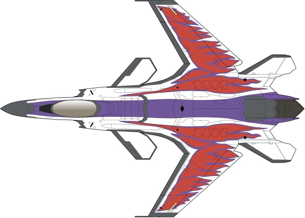 Hasegawa Ace Combat Shinden II Combat 30th Anniversary Commemorative Paint Scale Plastic Model Kit SP687 "Ace Scheme" 1/72