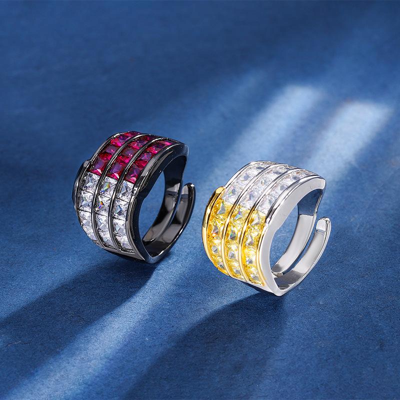 Schmuck Kupferboden Vergoldet Simulation Schatz Retro Reihenring Schwarzgold Personalisierter Ring