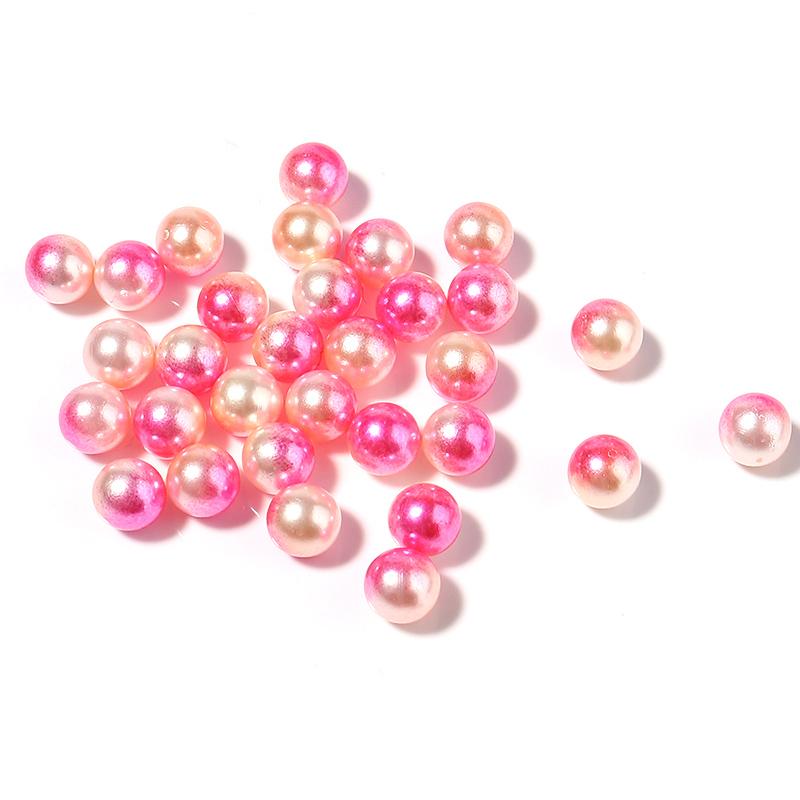 50-1000pcs/Lot 9 Colors No Hole Gradient Mermaid Imitation Pearls Beads Plastic Spacer Bead For DIY Jewelry Making Accessories
