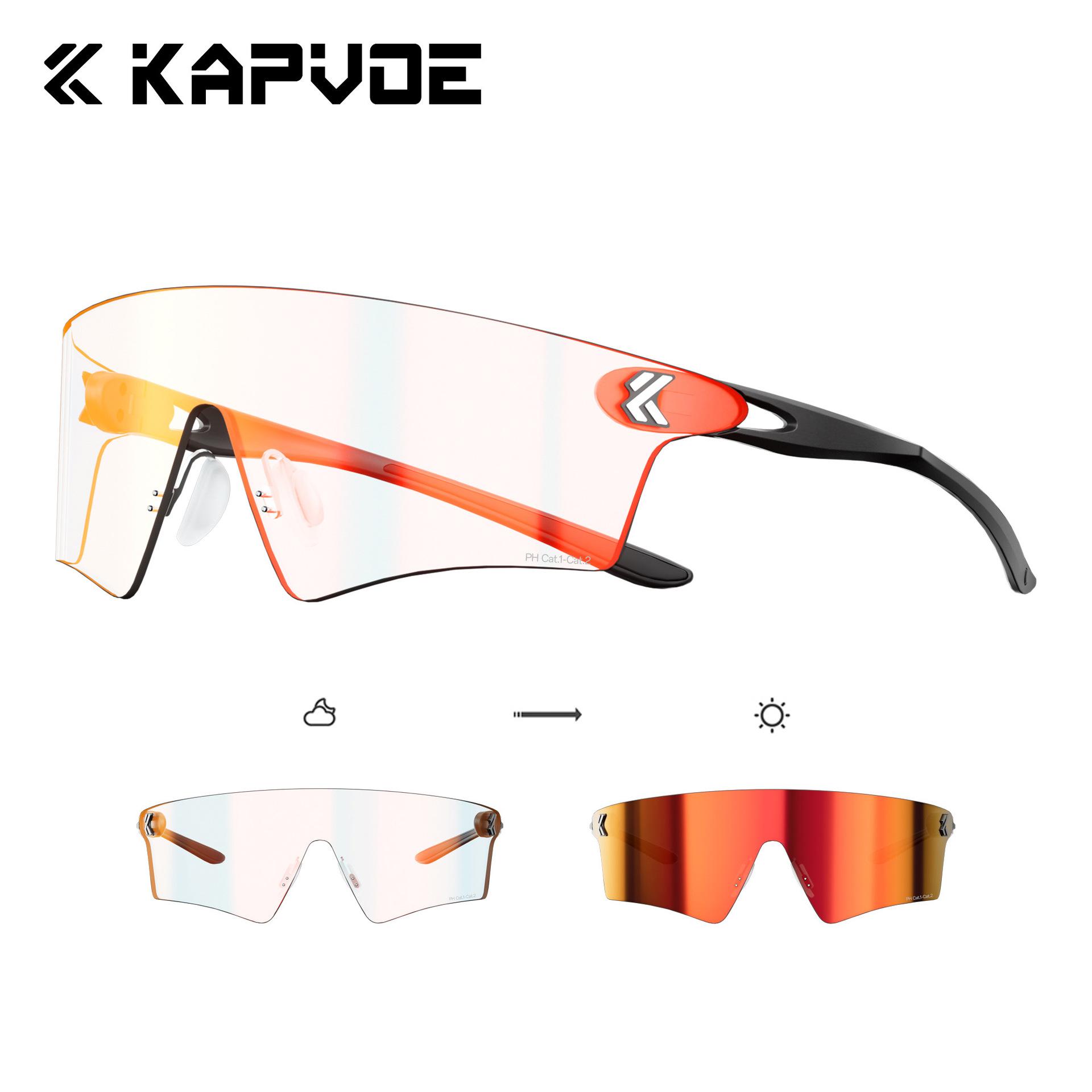 Cycling Glasses Outdoor Sports Professional Marathon Cycling Mountaineering Color Changing Glasses