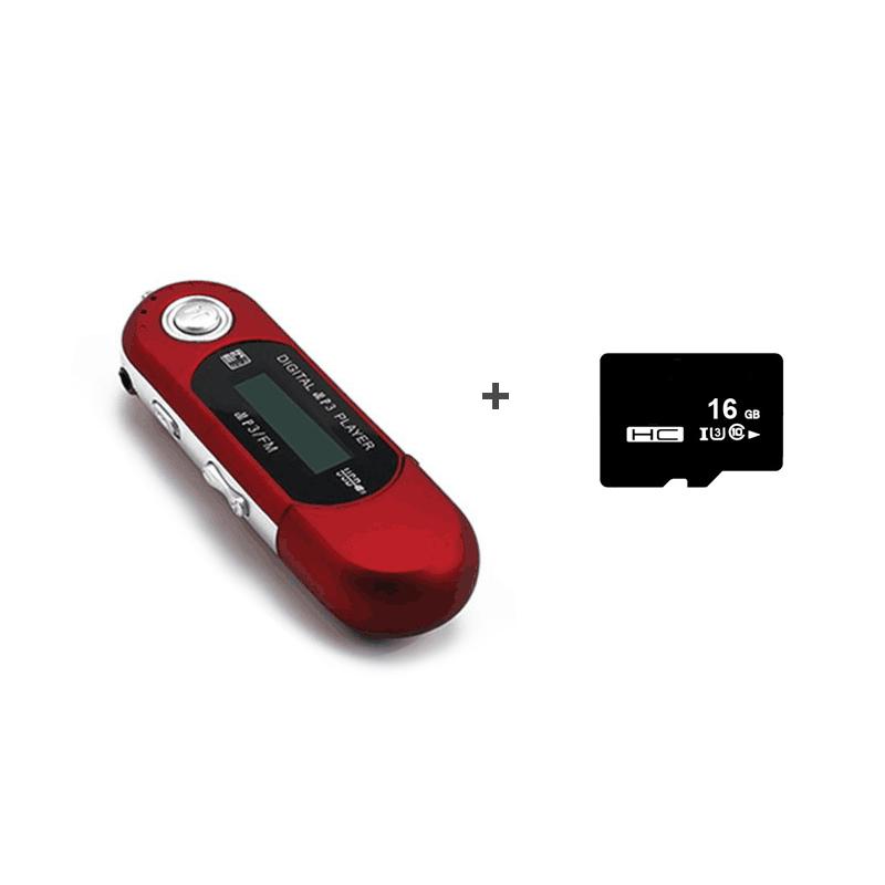 Portable Digital MP3 Player Music Player Digital LCD Screen FM Radio USB Stick