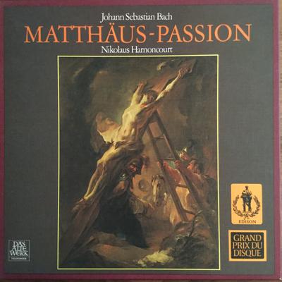 LP Record NIKOLAUS HARNONCOURT, CONCENTUS MUS - J S Bach Matthaus Passion 635047GK TELEFUNKEN Germany Classical Used