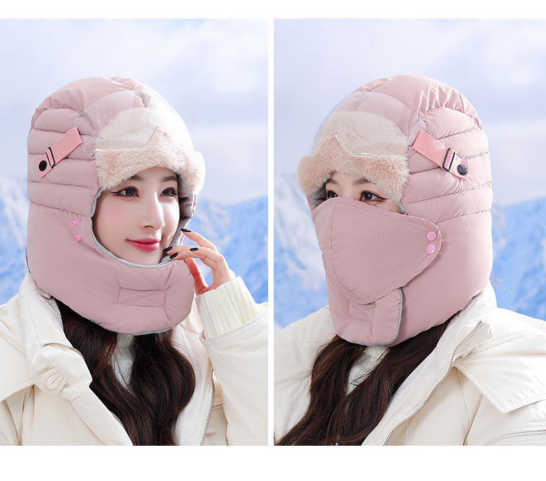 Winter Thick Warm Lei Feng Hat with Ear Protection for Men & Women - Outdoor Ski & Cycling Cap