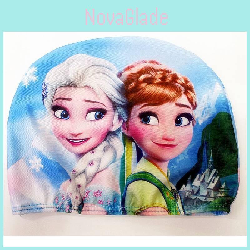 Wholesale Children's Cartoon Swim Cap Boys Girls Baby Colorful Polyester Cute Fashion Cartoon Comfortable Swimming Hat