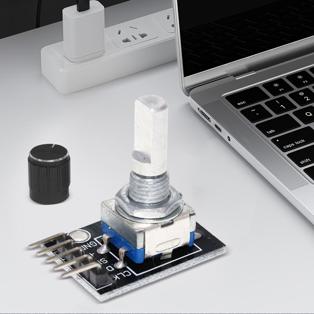 HW-040 360 Degrees Rotary Encoder Switch Module 5V Rotary Encoder Module with Knob Cap Brick Sensor Development Board