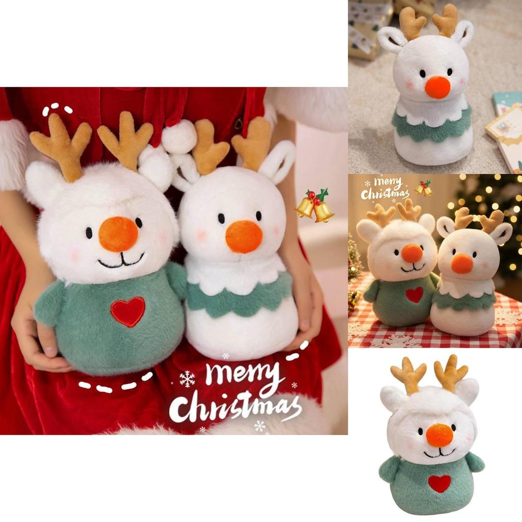 Christmas Reindeer Plush Toy Collectors Stuffed Doll For Holiday Gifts