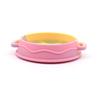 Silicone Pet Slow Feeder Bowl with Dual Handles Suction Cup Anti-Choking Slow Down Eating Food Bowl for Small Medium Large Breed Dogs