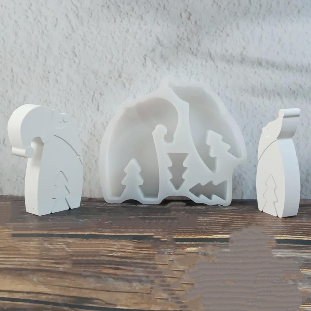 Christmas Mold | Christmas Santa Claus Mold | Non Stick Mould Tool for Home Holiday Soap School Candle Toddler Creative Crafting
