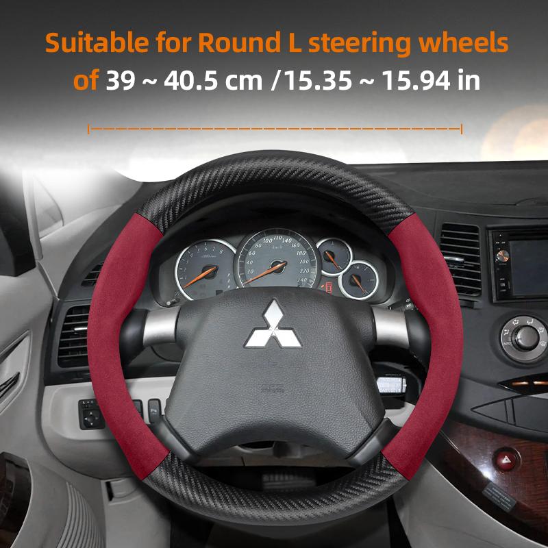 Applicable to Mitsubishi steering wheel covers: Outlander 3, XL, L200, Lancer 2009, X 9, 10, Asx, Pajero Tr4, Mirage G4,