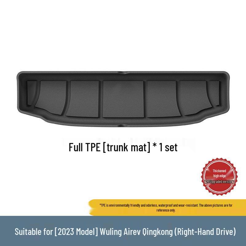 2023 Wuling Air EV Qingkong Rechtslenker TPE Auto- und Kofferraummatten - Schmutzabweisend, Wasserdicht