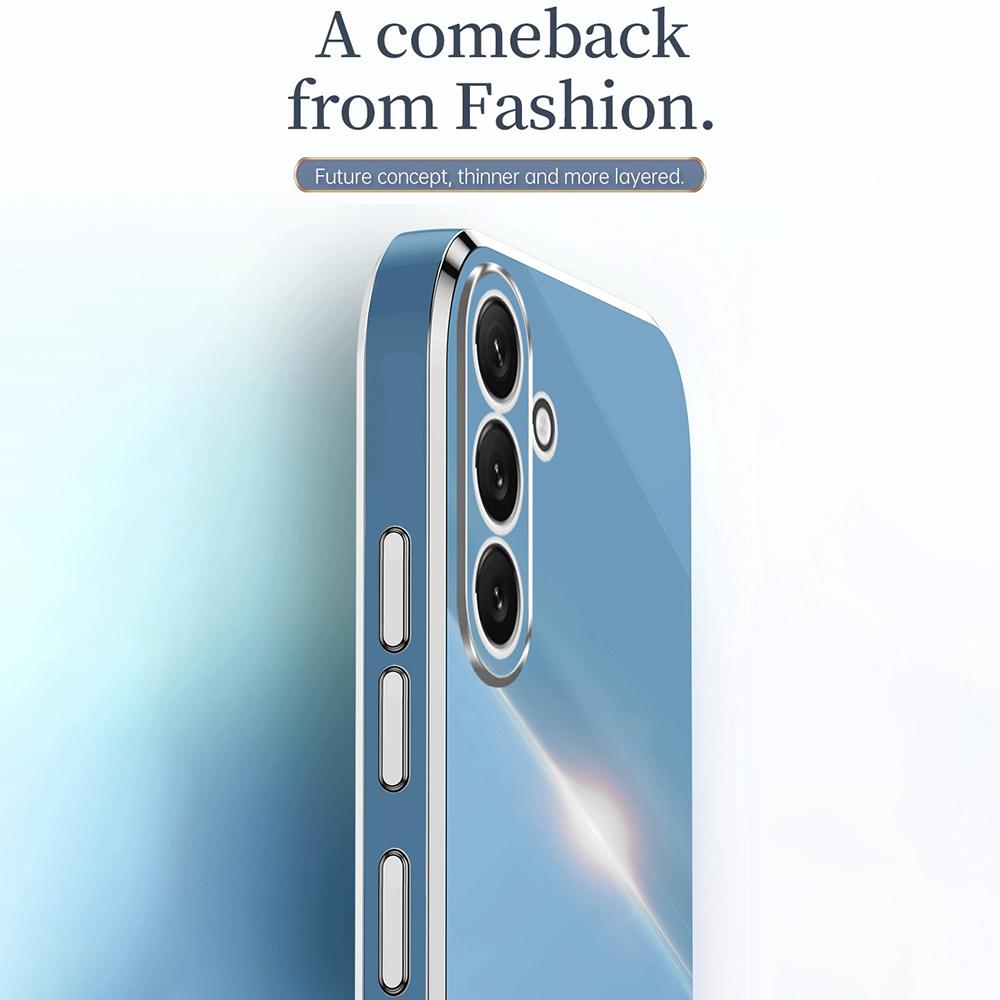 XINLI Protective Back Cover for Samsung Galaxy A54 5G,Electroplating TPU Scratch-resistant Phone Case