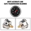 Adjustable Fuel Pressure Regulator Kit Oil 0-100psi Gauge -6AN Black