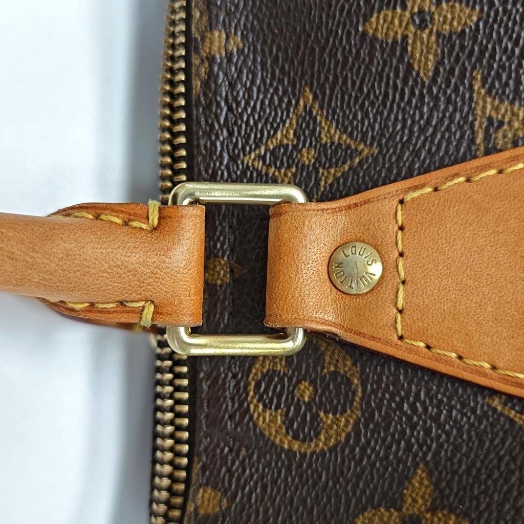 [Použité] Speedy 30 Elegantní Kompaktní Módní Dojíždějící Klasický Monogram Potahovaný Plátno S Koženým Lemem Polštářová Taška - Dobrý #1AWJA1L