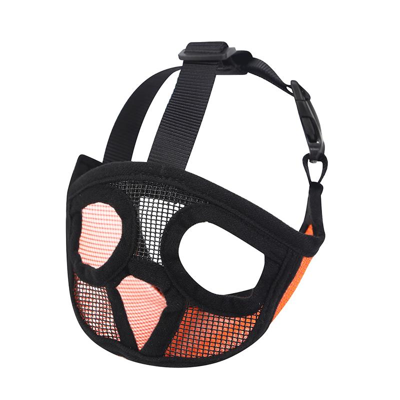 Outdoor Prevent Stealing Biting Dog Muzzle for Dogs Mesh Breathable French Bulldog Pug Face Mask Mascotas Accessories Products