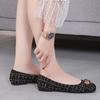 Women's Lightweight Square Toe Flats Comfort Slip On Flat Ballet Shoes for Women Business Casual Loafer Dressy Shoes for Evening Party Wedding