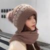 The New Hat Scarf Is Integrated And Thickened The Warm And Warm Winter Ears