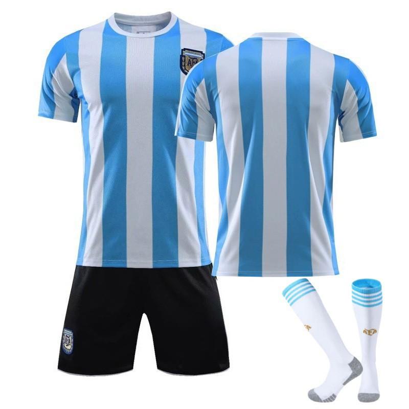 

Argentina Jersey Maradona 1986 Retro Version No. 10 Messi Match Training Football XL
