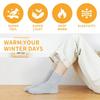 6 Pairs Fleece Sleep Socks For Men Women Soft Warm Thermal Winter Wear Ankle Socks Breathable