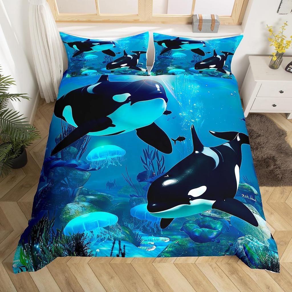 Comforter Whale S For Kids Teens S Queen Twin Size Lightweight Down Room Decor 2 S 1 No Quilt