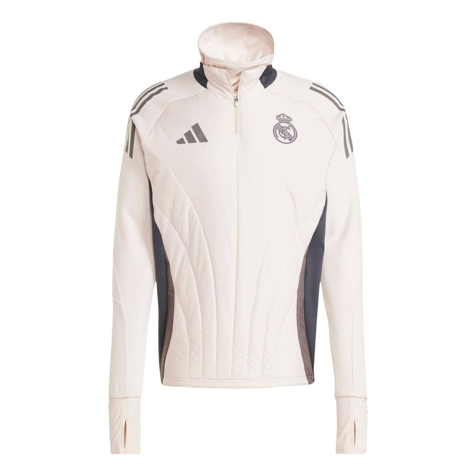 Adidas Real Madrid Tiro 24 Winterized Top  Putty Mauve  IT5141 Men s Size S