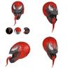All Red Venom Spider-man Cosplay Mask For Adults Comfortable Latex Headgear