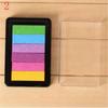 6 Colors / Box Safety Non-Toxic Multicolor Ink Pad Gradient Color Rainbow Inkpad