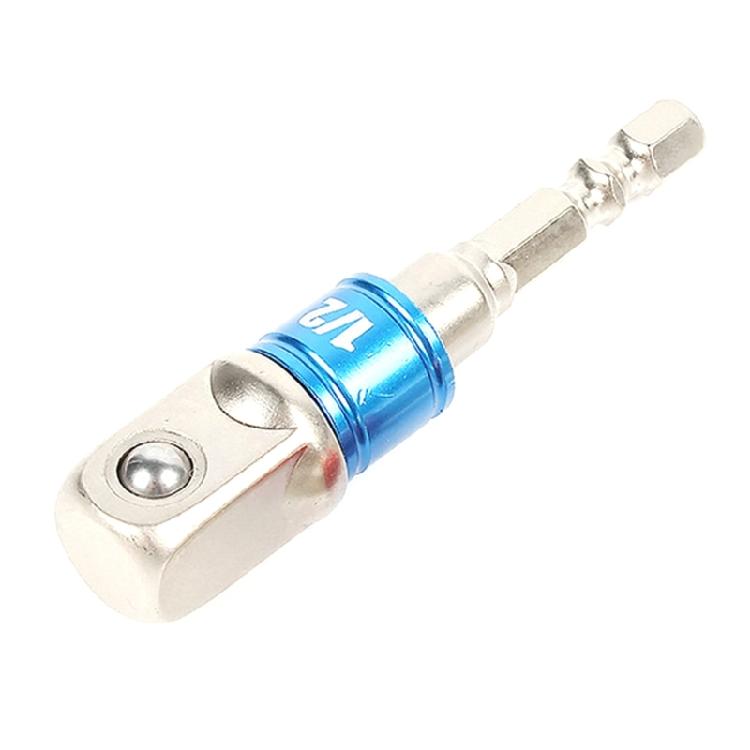 1/4in 3/8in 1/2in Stecknussadapter Verlängerung Vierkant-Stecknussadapter Stecknuss zu Bohradapter Bohrerbit Bohrerverlängerungsbit