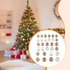 30 Pieces Christmas Tree Decorations Ball Ornaments Decorative Hanging Baubles Charm