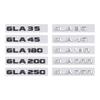 GLA35 GLA45 GLA180 GLA200 GLA250 letter car sticker for mercedes O8 GLA class refit rear boot logo trunk displacement label YT8
