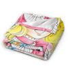 Anime Candy Candy Warm Blankets  Child Plush Throw Blanket Comfortable Couch Chair Flannel Bedspread Sofa Bed Cover