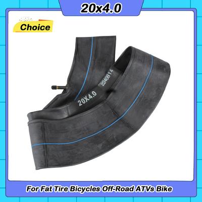 20x4.0 Snowmobile & ATV Inner Tube Wide Black Rubber Replacement Tube For Fat Tire Bicycles Off-Road ATVs Bike Accessories