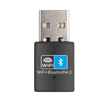 Karta sieciowa WiFi 150 Mbps Karta sieciowa bezprzewodowa Adapter Bluetooth USB Dongle Nadajnik i odbiornik Bluetooth do komputera stacjonarnego Laptop PC